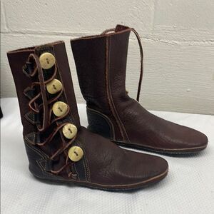 Bald Mountain Hand Crafted Renaissance Brown Leather Boots